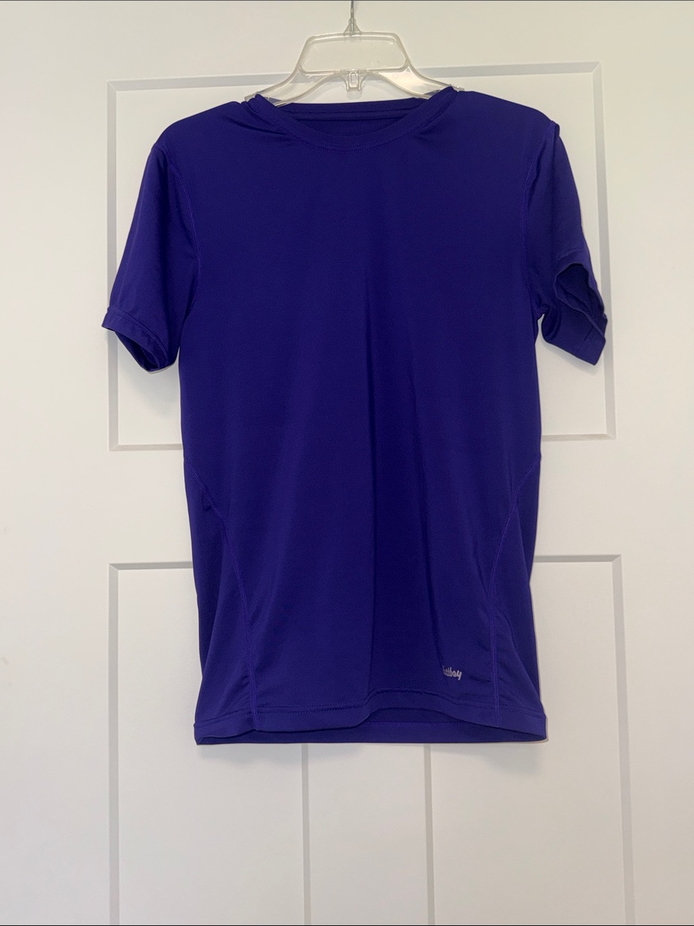 Men's Short Sleeve Performance T-Shirt in Deep Purple